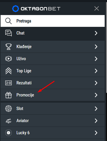 OktagonBet bonus bez depozita