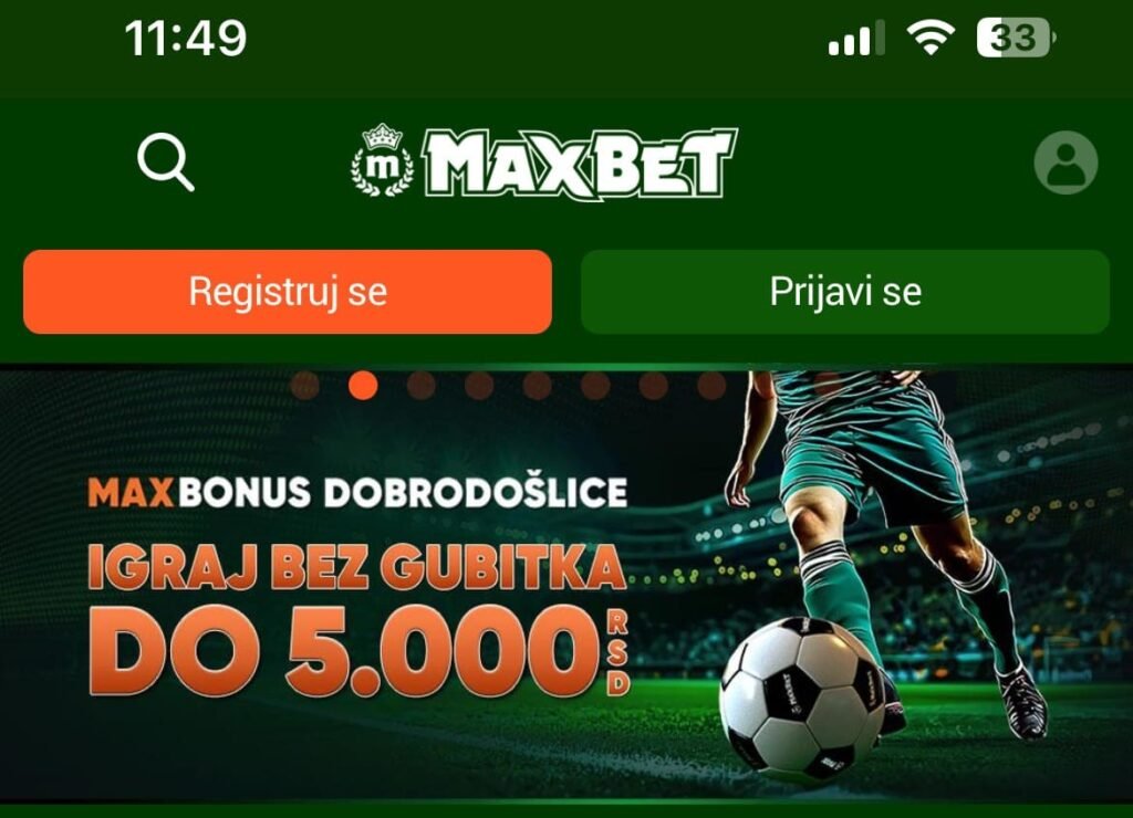 MaxBet bonus dobrodoslice