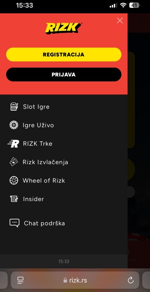 Rizk casino registracija