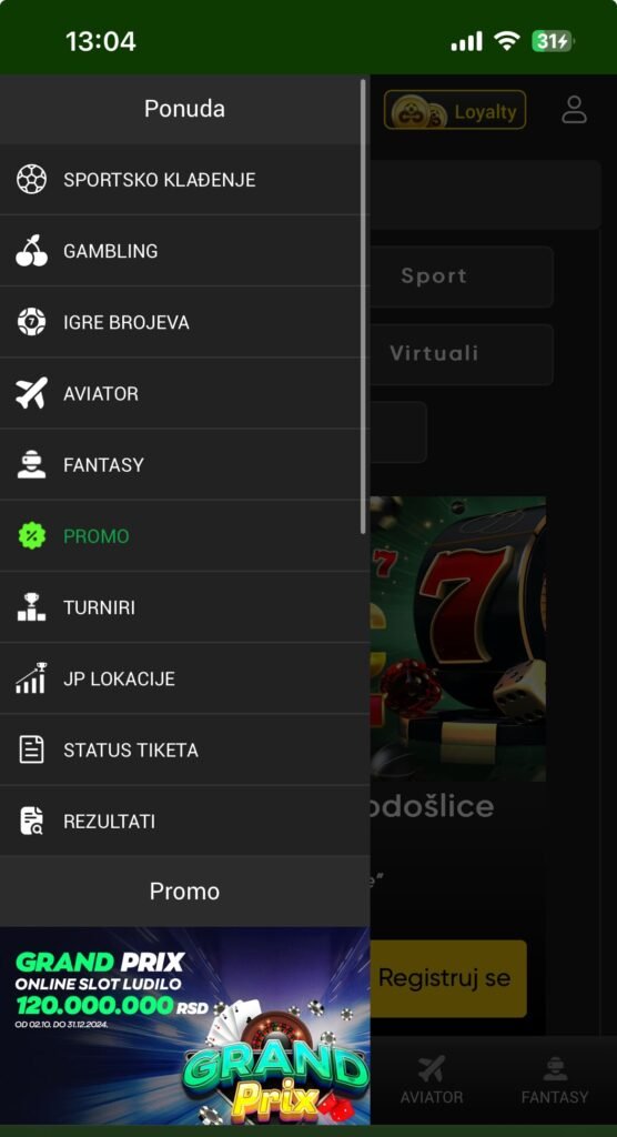 SoccerBet Android aplikacija