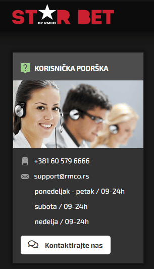 Star Bet kontakt