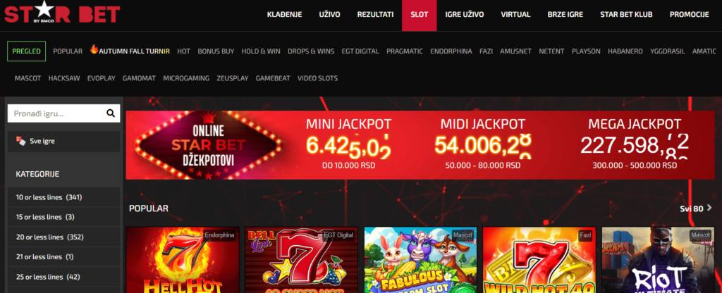 Star Bet online registracija