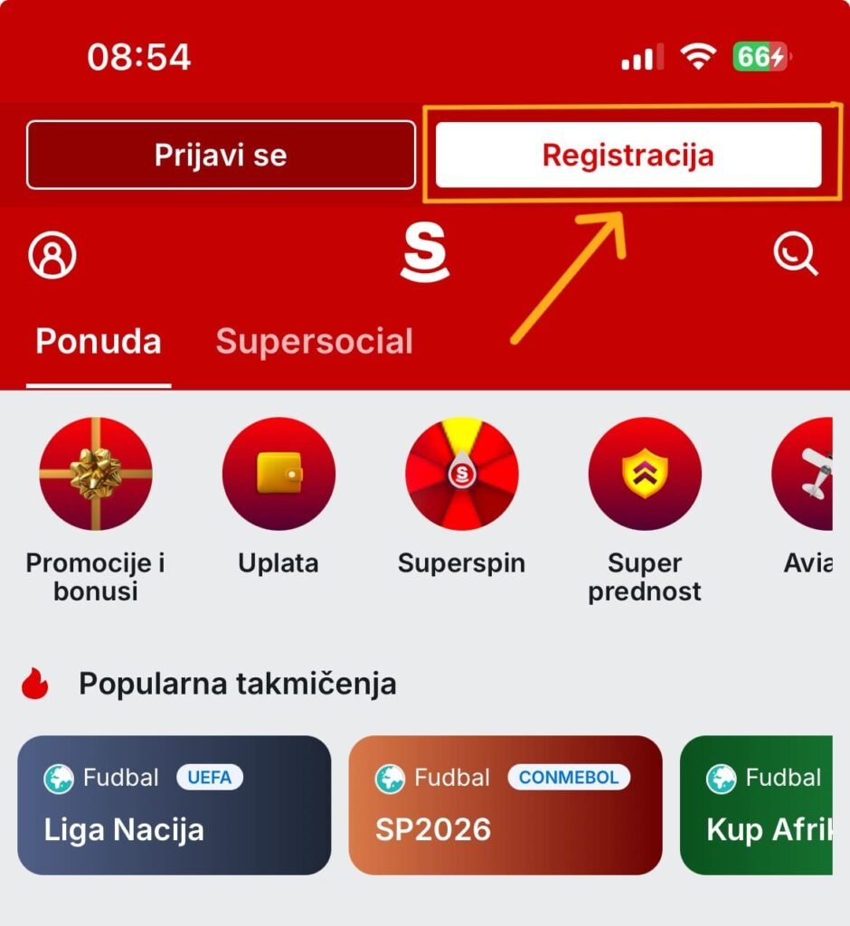 Superbet login