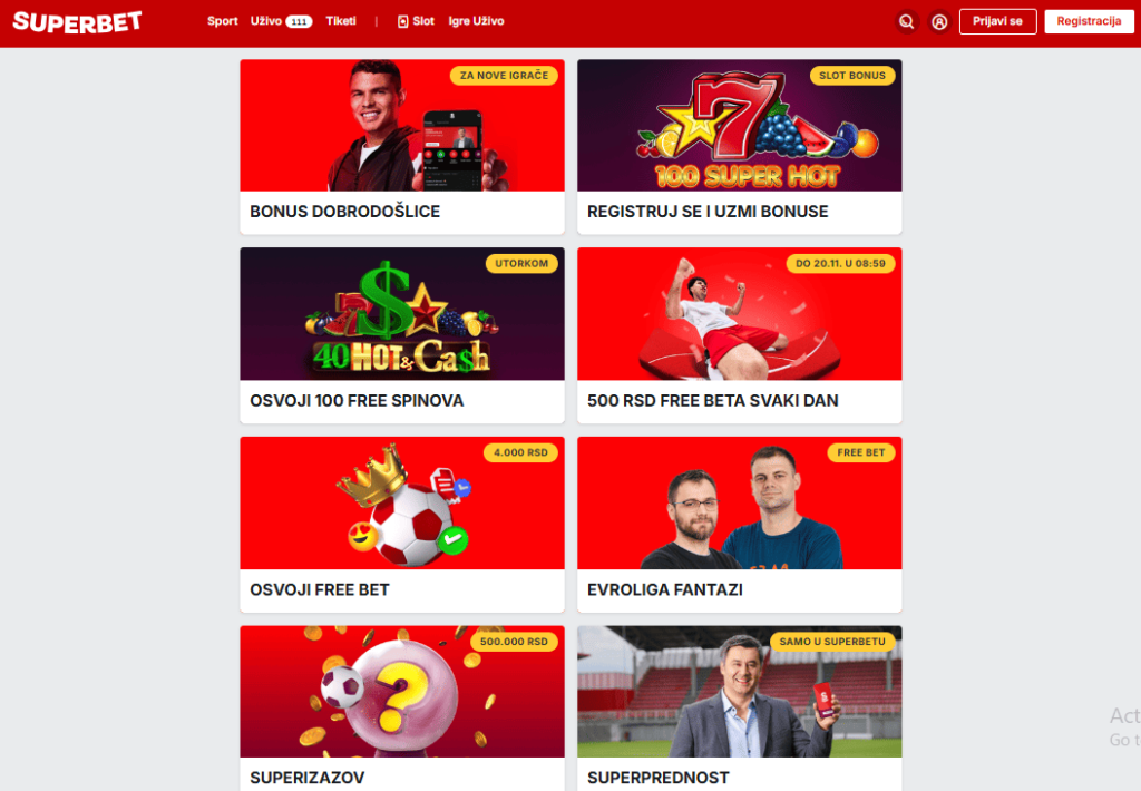 Superbet promo kod