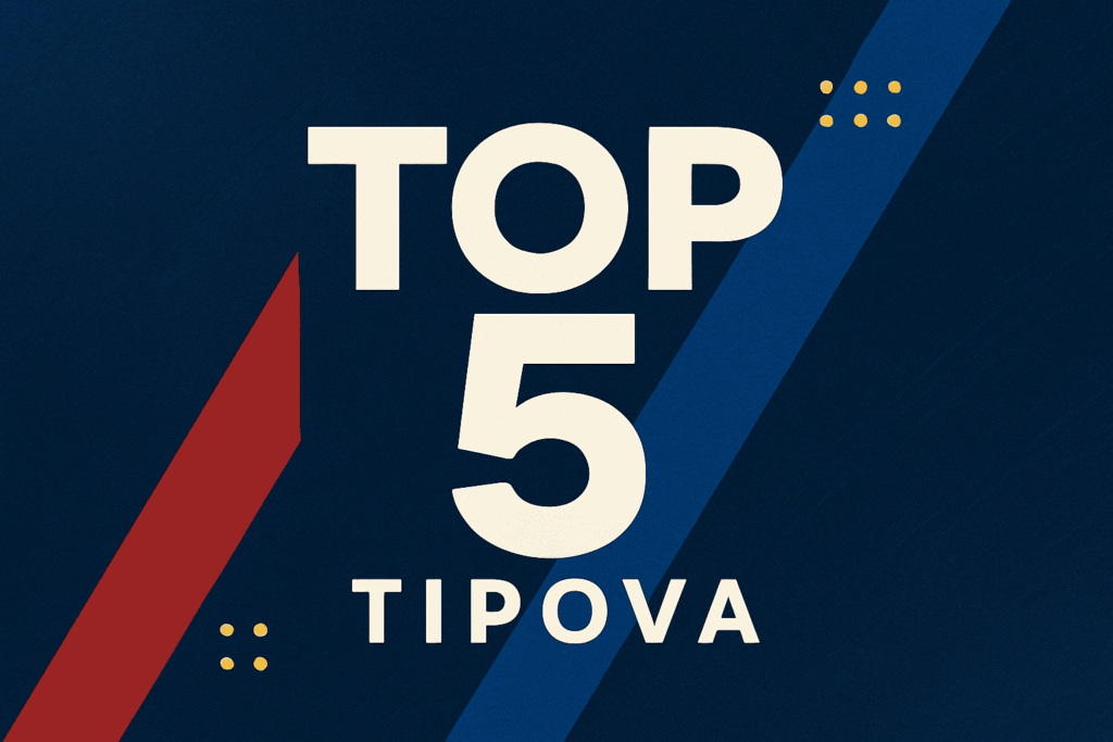 top 5 tipova za kladjenje danas